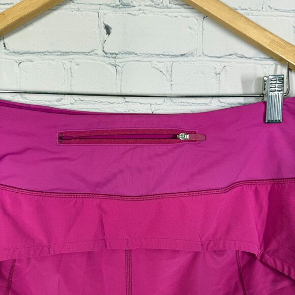 Lululemon Speed Up Shorts Women Size 8 Athletica Hot Pink 4” inseam Back Pocket - Picture 5 of 13